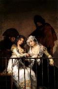 Francisco de goya y Lucientes Majas on Balcony china oil painting reproduction